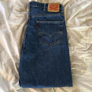Levi's 550 Men's Blue Jeans - 38x32 Straight Regular Fit